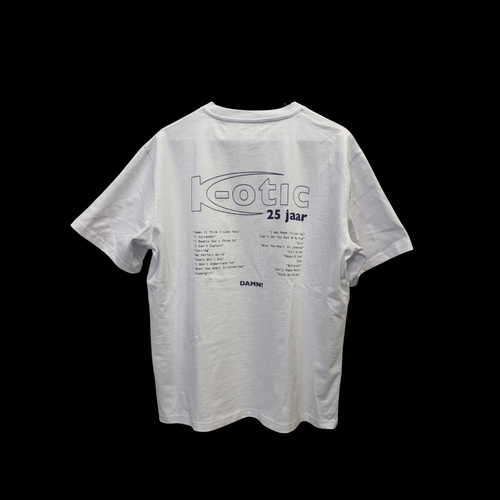 K-otic 25 jaar White tee (oversized)